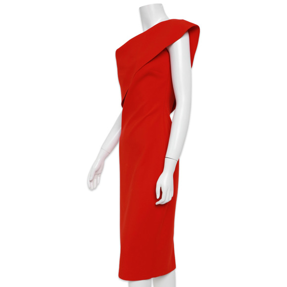 Likely Women's Red One Shoulder Dress - Used - Size 8 - Picture 2 of 3